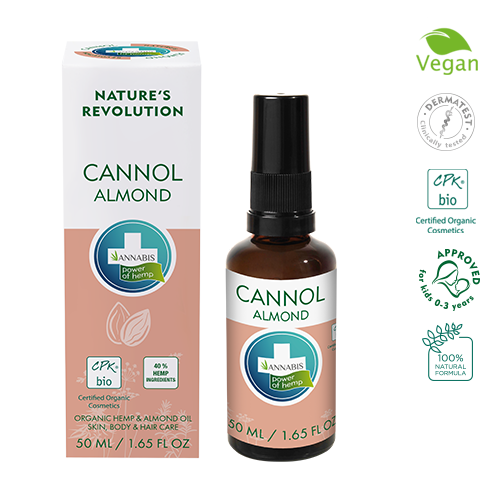 Annabis CANNOL Organic Almond Oil – 1.69 fl oz - Image 2