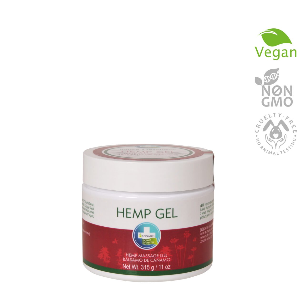 Annabis Natural Joint & Muscle Hemp Gel – 11 oz - Image 2