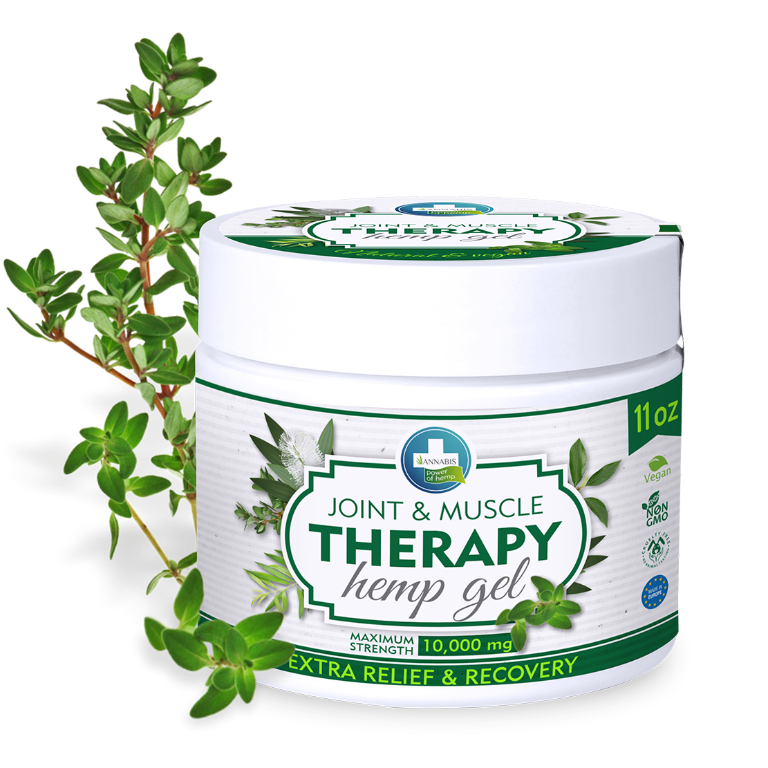 Annabis Natural Joint & Muscle Therapy Hemp Gel